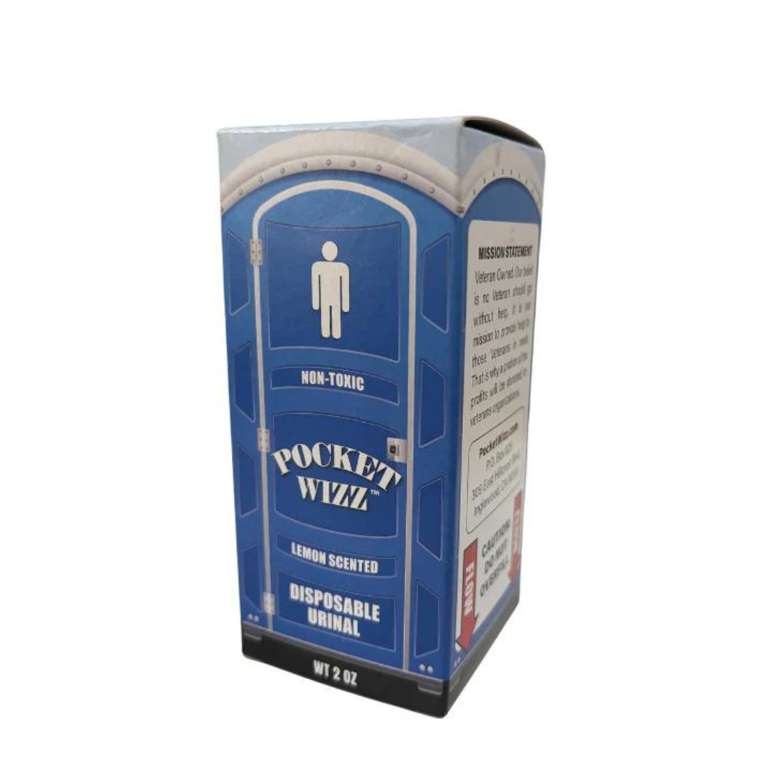 Ready to Use <span>Pocket Wizz</span>  Unique male urinal, for a seamless experience.