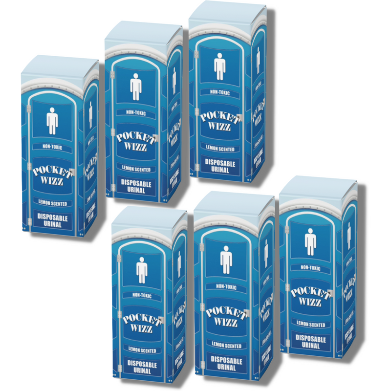 6 Pack Disposable Urinal